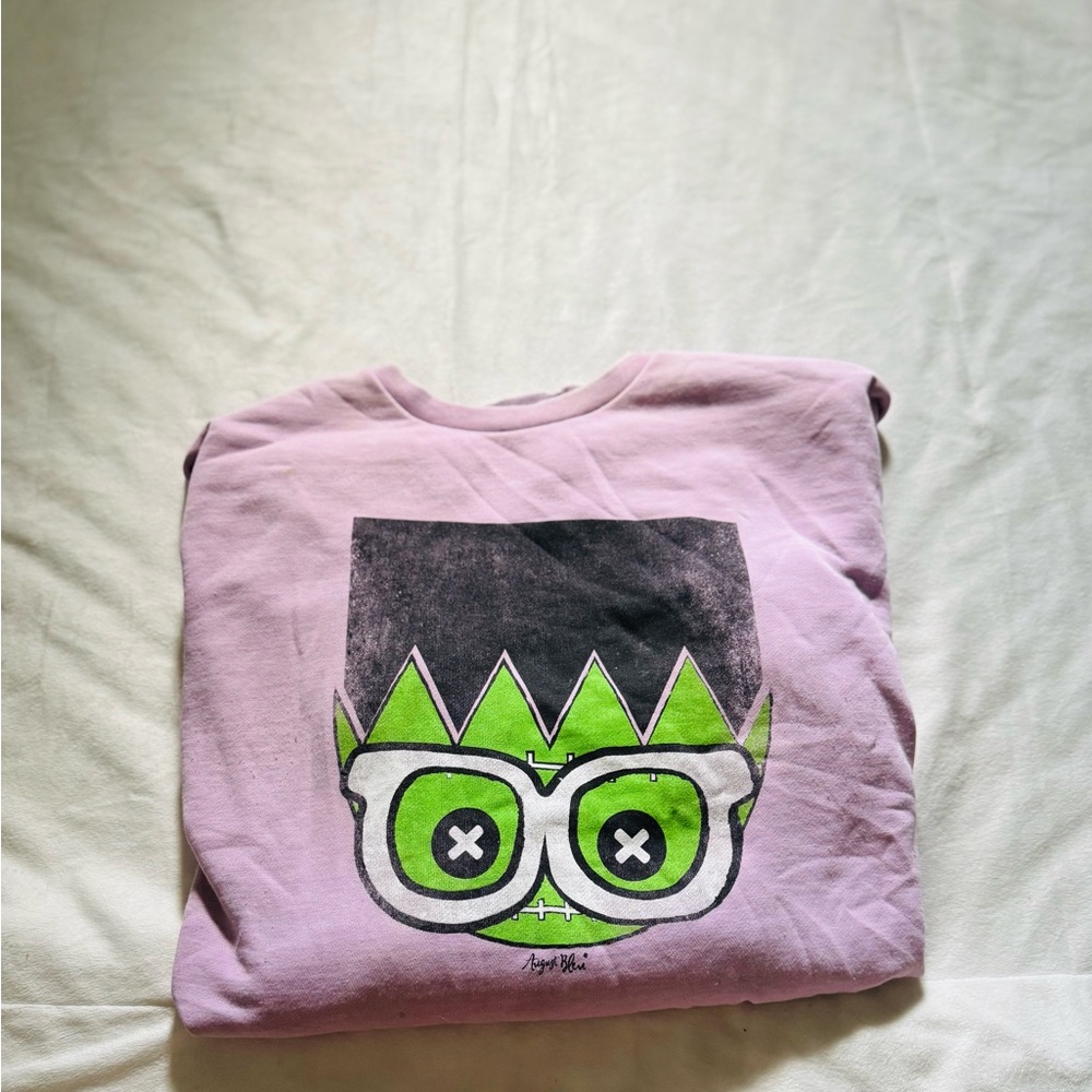 Kids Graphic Tee in Pink and Green